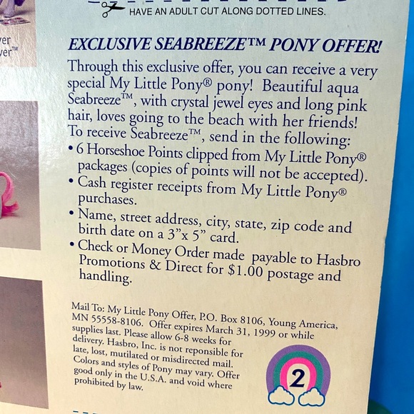 MY LITTLE PONY G2 NWT VTG 90s PETAL BLOSSOM SECRET SURPRISE FRIENDS-ACCESSORIES - Picture 14 of 14